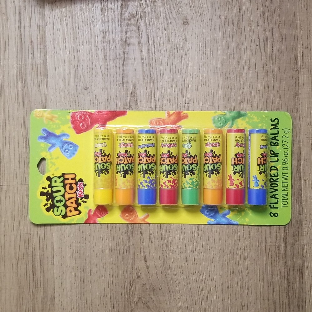 Sour patch kids lip balm 8ct